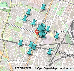 Mappa Viale Fulvio Testi, 20158 Milano MI, Italia (0.3205)