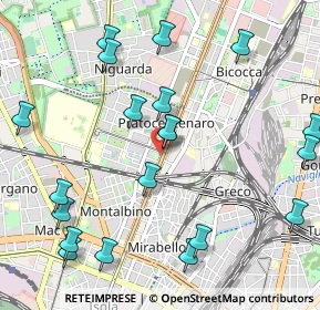 Mappa Viale Fulvio Testi, 20158 Milano MI, Italia (1.24)