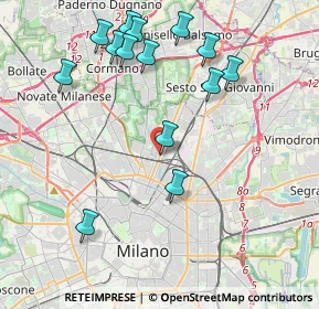 Mappa Viale Fulvio Testi, 20158 Milano MI, Italia (4.41143)