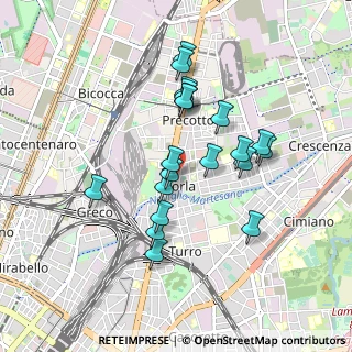 Mappa Via Privata Minturno, 20127 Milano MI, Italia (0.792)