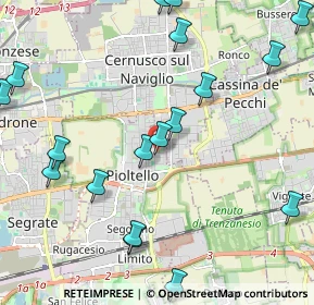 Mappa Via F. Cilea, 20096 Pioltello MI, Italia (2.64667)
