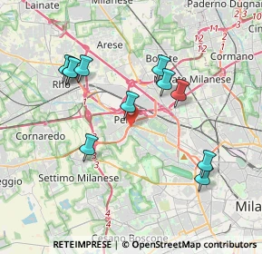 Mappa Via Fratelli Rizzardi, 20016 Pero MI, Italia (3.71091)