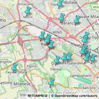 Mappa Via Fratelli Rizzardi, 20016 Pero MI, Italia (2.4555)