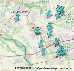 Mappa Via Giuseppe Garibaldi, 20012 Cuggiono MI, Italia (4.43368)