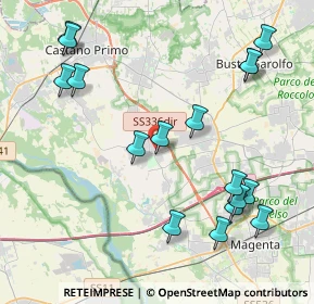 Mappa Via Giuseppe Garibaldi, 20012 Cuggiono MI, Italia (4.76882)