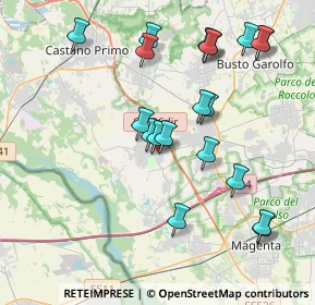 Mappa Via Giuseppe Garibaldi, 20012 Cuggiono MI, Italia (4.06)