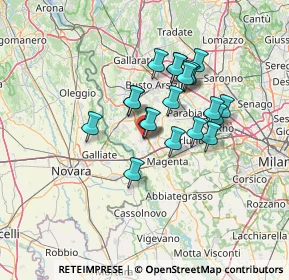 Mappa Via Giuseppe Garibaldi, 20012 Cuggiono MI, Italia (10.6165)