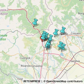 Mappa Via Reg. Mulinas, 10013 Borgofranco d'Ivrea TO, Italia (8.32)