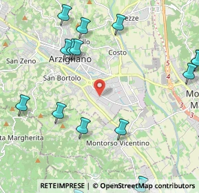 Mappa Via Terza Str., 36071 Arzignano VI, Italia (3.2735)