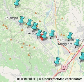 Mappa Via Terza Str., 36071 Arzignano VI, Italia (4.32692)