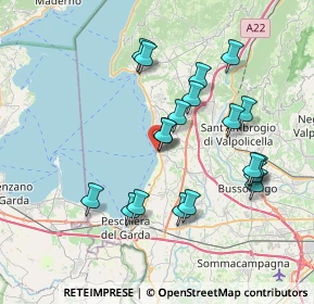 Mappa Lungolago Marconi, 37017 Lazise VR, Italia (7.14842)