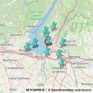Mappa Lungolago Marconi, 37017 Lazise VR, Italia (9.1125)