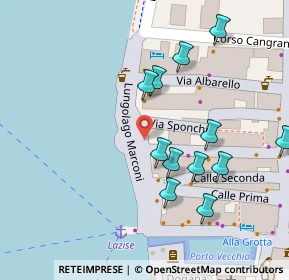 Mappa Lungolago Marconi, 37017 Lazise VR, Italia (0.099)