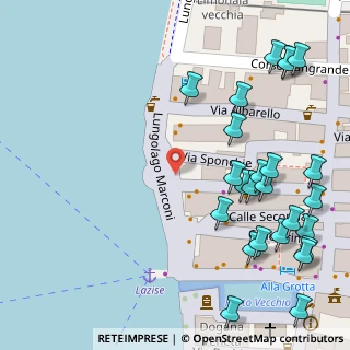 Mappa Lungolago Marconi, 37017 Lazise VR, Italia (0.092)