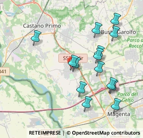 Mappa Via San Giuseppe, 20012 Cuggiono MI, Italia (3.86643)