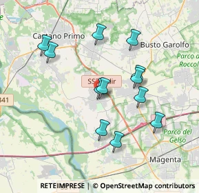 Mappa Via San Giuseppe, 20012 Cuggiono MI, Italia (3.405)