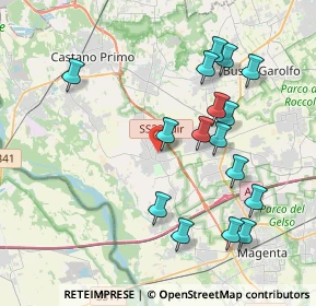 Mappa Via San Giuseppe, 20012 Cuggiono MI, Italia (4.09063)