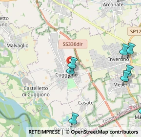 Mappa Via San Giuseppe, 20012 Cuggiono MI, Italia (3.11583)