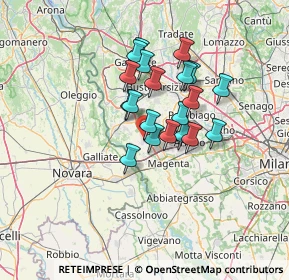 Mappa Via San Giuseppe, 20012 Cuggiono MI, Italia (9.9815)