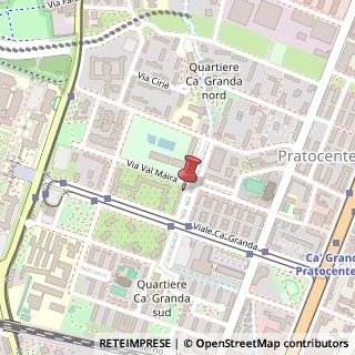 Mappa Via Valfurva, 3, 20162 Milano, Milano (Lombardia)