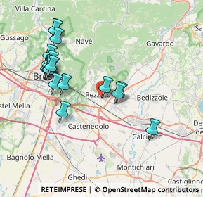 Mappa Via Giuseppe Garibaldi, 25086 Brescia BS, Italia (7.90833)