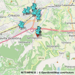 Mappa Via Meucci, 36057 Nogarazza VI, Italia (1.9145)
