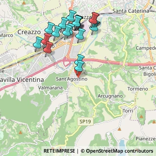 Mappa Via Meucci, 36057 Nogarazza VI, Italia (2.3195)