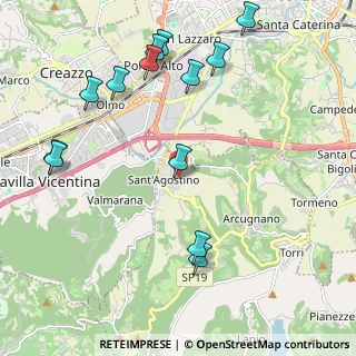 Mappa Via Meucci, 36057 Nogarazza VI, Italia (2.47231)