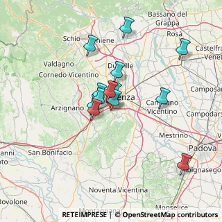 Mappa Via Meucci, 36057 Nogarazza VI, Italia (11.38231)