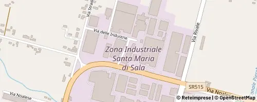 Mappa Santa Maria di Sala