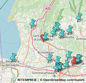 Mappa Via Gioacchino Rossini, 37015 Sant'Ambrogio di Valpolicella VR, Italia (10.0475)