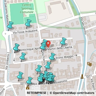 Mappa Via Schieppati Franco, 24054 Calcio BG, Italia (0.17407)