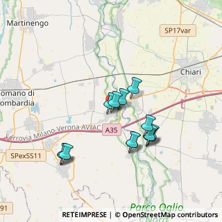 Mappa Via Schieppati Franco, 24054 Calcio BG, Italia (3.25538)
