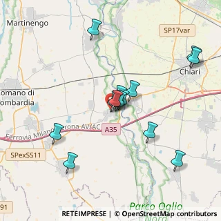 Mappa Via Schieppati Franco, 24054 Calcio BG, Italia (3.45462)