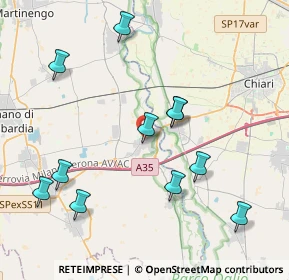 Mappa Via Schieppati Franco, 24054 Calcio BG, Italia (4.23273)