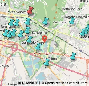 Mappa Via Cerca, 25129 Brescia BS, Italia (2.62)