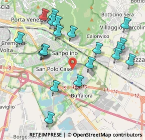 Mappa Via Cerca, 25129 Brescia BS, Italia (2.211)