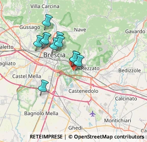 Mappa Via Cerca, 25129 Brescia BS, Italia (5.79273)