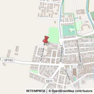 Mappa Via AVIS AIDO, 24054 Calcio BG, Italia, 24054 Calcio, Bergamo (Lombardia)