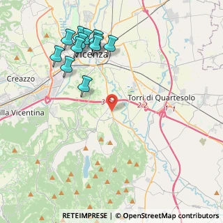 Mappa Via Fratelli Rosselli, 36100 Vicenza VI, Italia (4.76583)