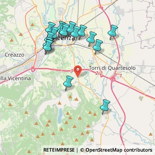 Mappa Via Fratelli Rosselli, 36100 Vicenza VI, Italia (4.41421)