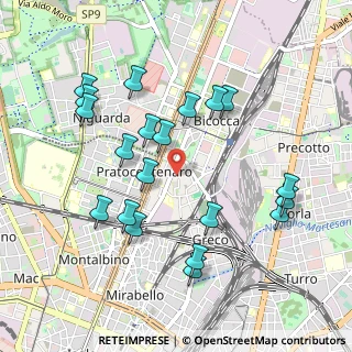 Mappa Via Valbrona, 20125 Milano MI, Italia (1.0065)