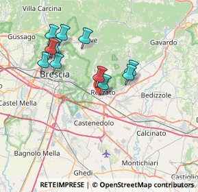 Mappa Via I Maggio, 25086 Rezzato BS, Italia (6.94818)