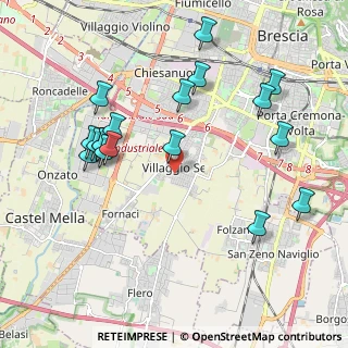 Mappa Via Tredicesima Villaggio Sereno, 25125 Brescia BS, Italia (2.135)