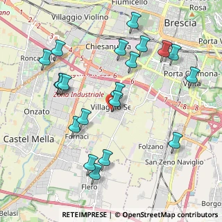 Mappa Via Tredicesima Villaggio Sereno, 25125 Brescia BS, Italia (2.2185)