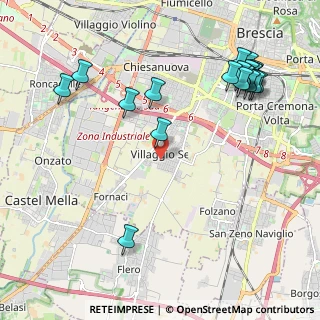 Mappa Via Tredicesima Villaggio Sereno, 25125 Brescia BS, Italia (2.576)