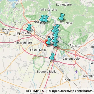 Mappa Via Tredicesima Villaggio Sereno, 25125 Brescia BS, Italia (5.88667)
