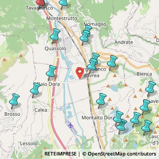 Mappa Via Dora, 10013 Borgofranco d'Ivrea TO, Italia (3.0025)