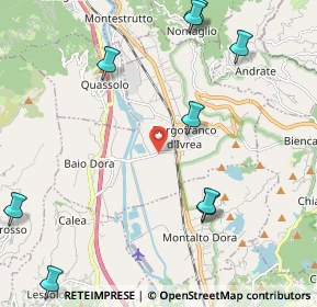 Mappa Via Dora, 10013 Borgofranco d'Ivrea TO, Italia (3.04545)