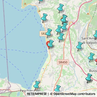 Mappa Via Giuseppe Verdi, 37017 Lazise VR, Italia (5.94158)